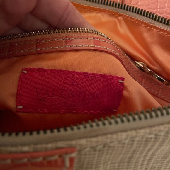 NWT Valentino Crocodile Raffia Hobo Bag - Picture 10 of 10